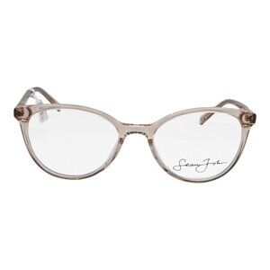 Sean John Womens Crystal Nude Round Eyeglass Frames 53-19-145‎